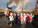 Besuch am Bahnhof (Foto: Karin Lehmann)