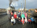 Besuch am Bahnhof (Foto: Karin Lehmann)