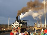 Besuch am Bahnhof (Foto: Karin Lehmann)