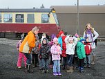 Besuch am Bahnhof (Foto: Karin Lehmann)