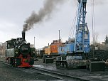 Besuch am Bahnhof (Foto: Karin Lehmann)
