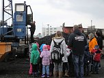 Besuch am Bahnhof (Foto: Karin Lehmann)