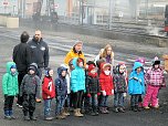 Besuch am Bahnhof (Foto: Karin Lehmann)