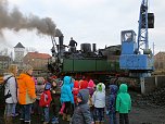 Besuch am Bahnhof (Foto: Karin Lehmann)