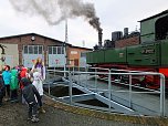 Besuch am Bahnhof (Foto: Karin Lehmann)