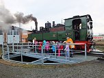 Besuch am Bahnhof (Foto: Karin Lehmann)