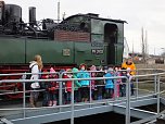 Besuch am Bahnhof (Foto: Karin Lehmann)