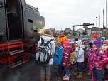 Besuch am Bahnhof (Foto: Karin Lehmann)