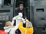 Besuch am Bahnhof (Foto: Karin Lehmann)