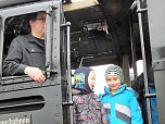 Besuch am Bahnhof (Foto: Karin Lehmann)