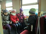 Besuch am Bahnhof (Foto: Karin Lehmann)