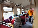 Besuch am Bahnhof (Foto: Karin Lehmann)