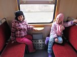 Besuch am Bahnhof (Foto: Karin Lehmann)