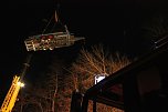 LKW wird gebirgen (Foto: Feuerwehr Heiligenstadt)