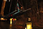 LKW wird gebirgen (Foto: Feuerwehr Heiligenstadt)