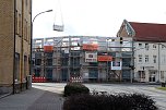 Bauarbeiten am neuen Hotel (Foto: nnz)