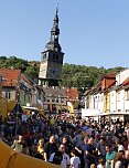 Spektakuläres Ballrennen (Foto: Stadt Bad Frankenhausen) Spektakuläres Ballrennen (Foto: Stadt Bad Frankenhausen)