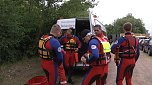 Wasserretter im Einsatz (Foto: Angelo Glashagel)