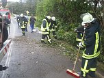 Unfall zwischen Mackenrode und Limlingerode (Foto: Feuerwehr)