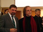 Vernissage zur Ausstellung von J&uuml;rgen Rennebach in der Kreissparkasse Nordhausen war gut besucht (Foto: Hans-Georg Backhaus)