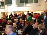 Vernissage zur Ausstellung von J&uuml;rgen Rennebach in der Kreissparkasse Nordhausen war gut besucht (Foto: Hans-Georg Backhaus)
