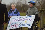 Protest gegen Probebohrungen (Foto: H. Michel)