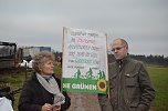 Protest gegen Probebohrungen (Foto: H. Michel)