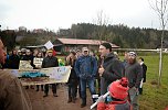 Protest gegen Probebohrungen (Foto: H. Michel)