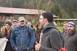 Protest gegen Probebohrungen (Foto: H. Michel)