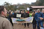 Protest gegen Probebohrungen (Foto: H. Michel)