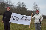 Protest gegen Probebohrungen (Foto: H. Michel)