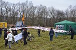 Protest gegen Probebohrungen (Foto: H. Michel)