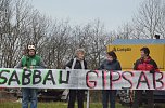 Protest gegen Probebohrungen (Foto: H. Michel)