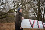 Protest gegen Probebohrungen (Foto: H. Michel)