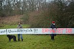 Protest gegen Probebohrungen (Foto: H. Michel)