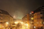Feuerwerk &uuml;ber Sondershausen (Foto: Karl-Heinz Herrmann)