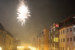 Feuerwerk &uuml;ber Sondershausen (Foto: Karl-Heinz Herrmann)