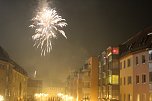 Feuerwerk &uuml;ber Sondershausen (Foto: Karl-Heinz Herrmann)