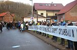 Protest gegen Probebohrungen (Foto: Helmut Michel)