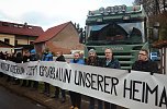 Protest gegen Probebohrungen (Foto: Helmut Michel)