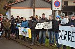Protest gegen Probebohrungen (Foto: Helmut Michel)