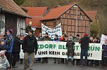Protest gegen Probebohrungen (Foto: Helmut Michel)