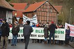 Protest gegen Probebohrungen (Foto: Helmut Michel)