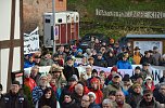 Protest gegen Probebohrungen (Foto: Helmut Michel)