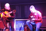 Das Dresdner Duo "Hands on Strings" er&ouml;ffnete heute die Nordh&auml;user Jazzsaison 2015 (Foto: Angelo Glashagel)