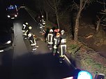 Einsatz kurz vor Hamma (Foto: Feuerwehr Heringen) Einsatz kurz vor Hamma (Foto: Feuerwehr Heringen)