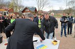 Für die neue Sporthalle der Regelschule Ellrich wurde heute der Grundstein gelegt (Foto: Angelo Glashagel) Für die neue Sporthalle der Regelschule Ellrich wurde heute der Grundstein gelegt (Foto: Angelo Glashagel)