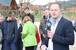Für die neue Sporthalle der Regelschule Ellrich wurde heute der Grundstein gelegt (Foto: Angelo Glashagel) Für die neue Sporthalle der Regelschule Ellrich wurde heute der Grundstein gelegt (Foto: Angelo Glashagel)