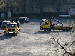Arbeiten auf dem August Bebel Platz (Foto: Peter Blei)