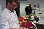 Gr&uuml;nes Abendessen mit Ausstellung im Nordh&auml;user Abgeordnetenb&uuml;ro (Foto: Angelo Glashagel)